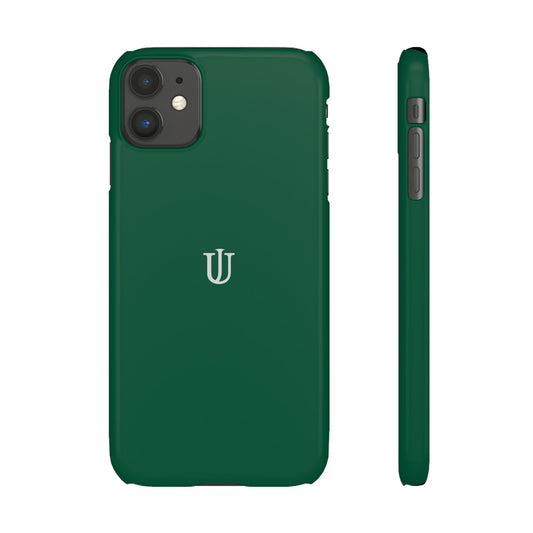 iPhone 11 Dark Green Snap Cases