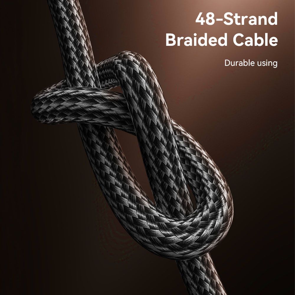 Καλώδιο Yesido CA192 Braided Type-C σε Type-C 60W 2m Μαύρο