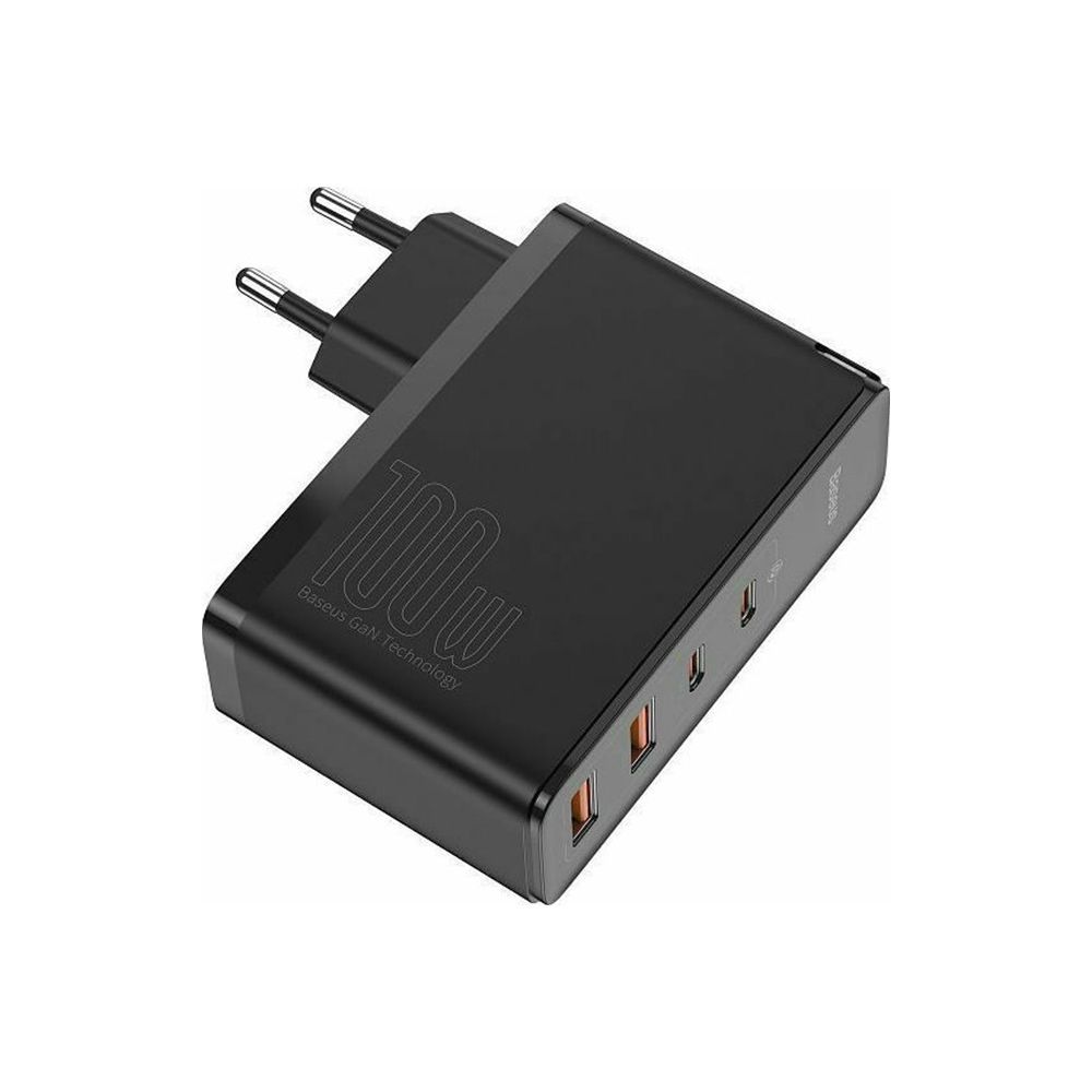 Φορτιστής Baseus GaN2 Pro Quick Charger 2xUSB+2xUSB-C 100W με καλώδιο Type-C Μαύρο