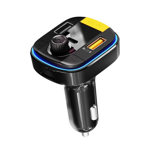 FM Transmitter Yesido Y45 Bluetooth με Φορτιστή Αυτοκινήτου 43W USB-A + USB-C Μαύρο