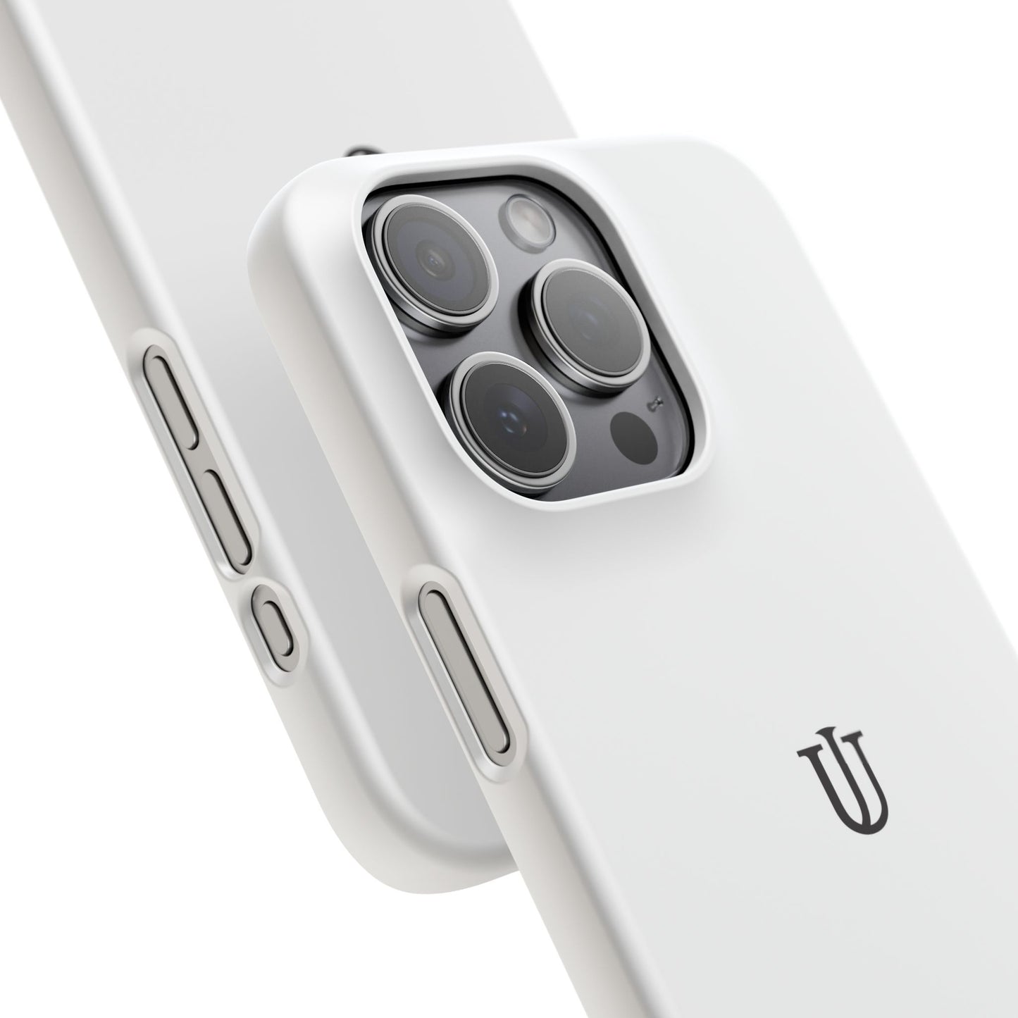 iPhone 15 White Snap Cases