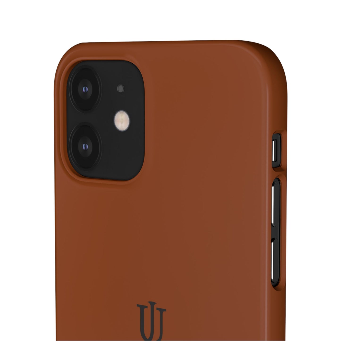 iPhone 12 Coffee Brown Snap Cases